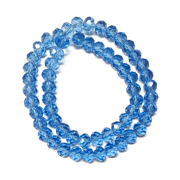 Rondelle 8x6mm Light Sky Blue 180413