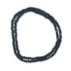 Rondelle Faceted 3x2mm Steel Blue 180468