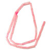 Rose Quarts Column 13-14mm Beads