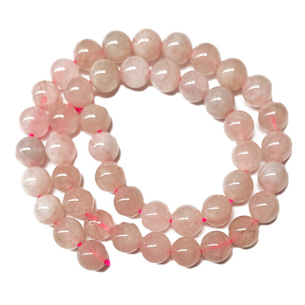 Rose Quartz B Grade 8mm Beads