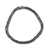 Round Faceted 2mm Platinum Plated Beads 180470