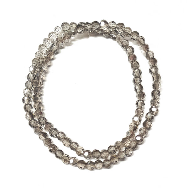 Round Faceted 4mm Electroplated 180232