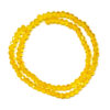 Round Faceted 4mm Gold Translucent 180434