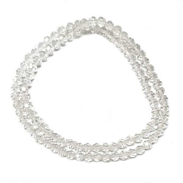 Round Faceted 6mm Clear 180428