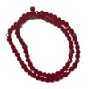 Round Transparent Dark Red 4mm Beads 180429