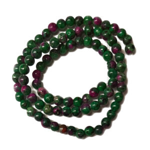 Ruby Zoisite 4mm Beads