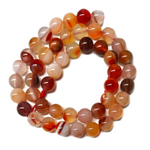 Sardonyx Grade A 8mm Beads
