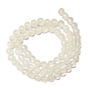 Selenite 6mm Beads