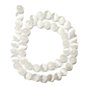 Selenite 8mm Beads