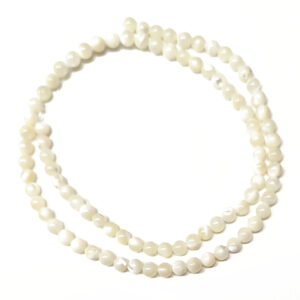 Shell 4mm Beads Cream
