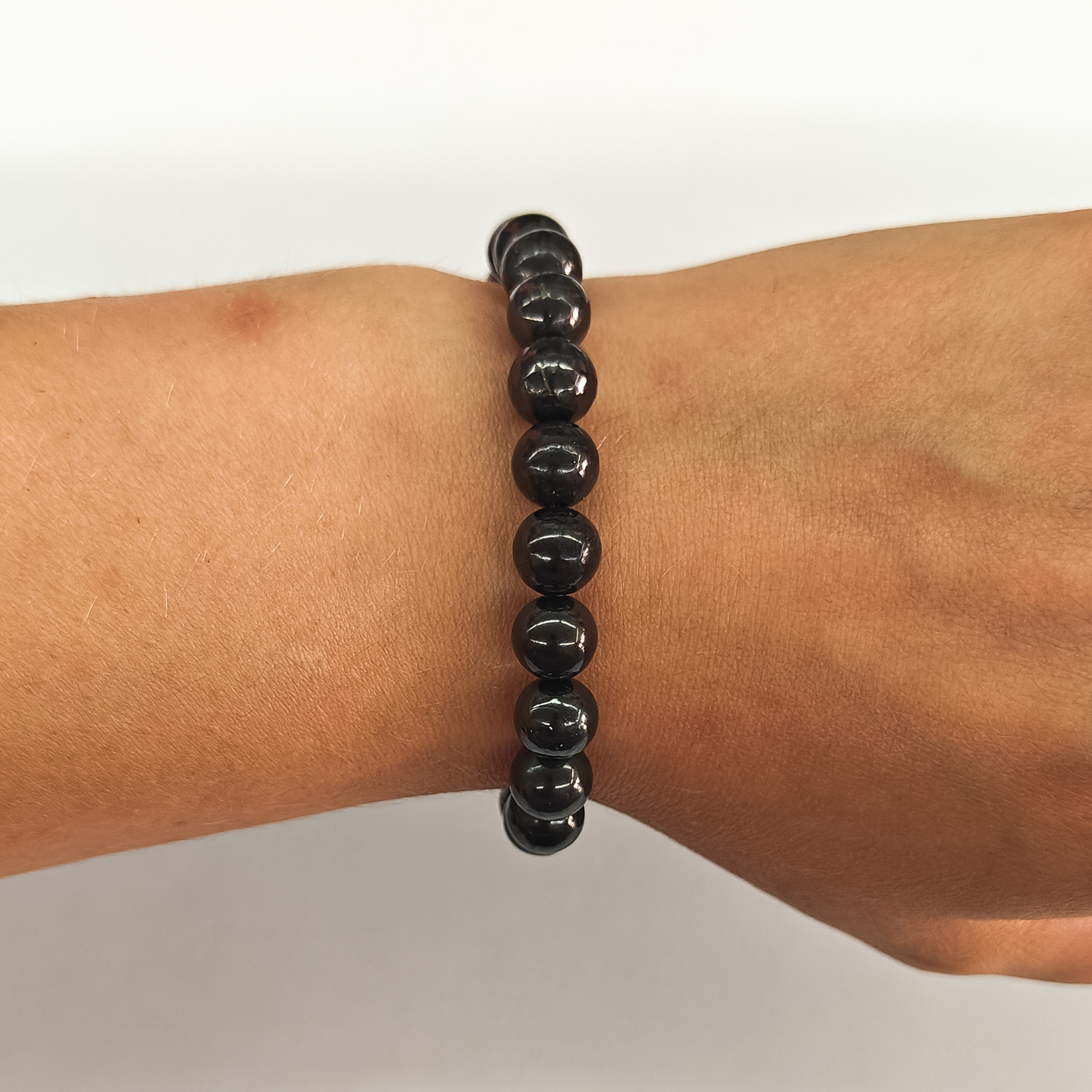 Shungite 8mm Bead Stretchy Bracelet