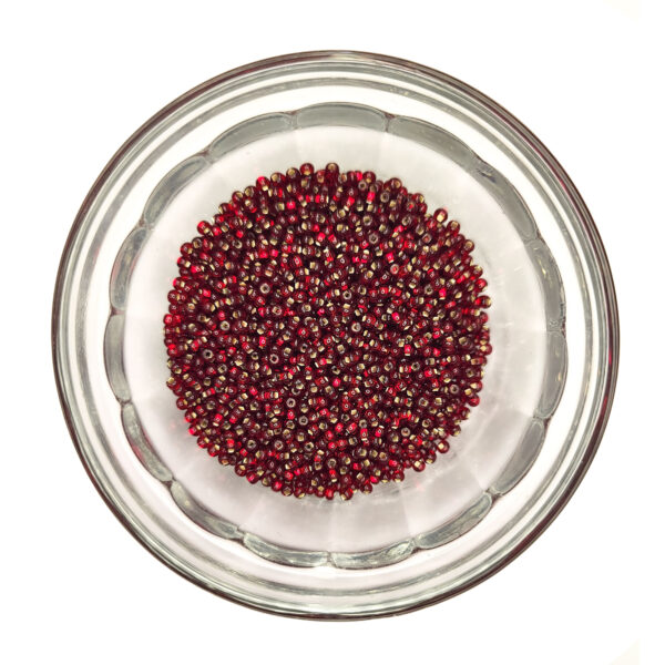 Silverlined Dark Red size 11 container 181323