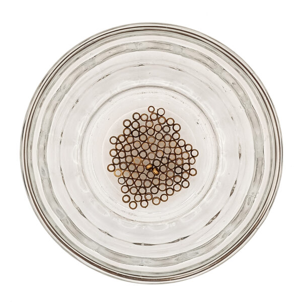 Solid Brass 2.5mm Crimp Beads 160090