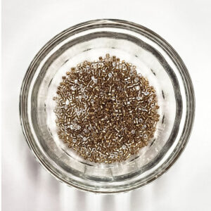 Sparkling Lt Bronze Lined Crystal Delica Seed Beads size11