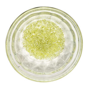 Sparkling Peridot Lined Crystal Delica Seed Beads Size 11