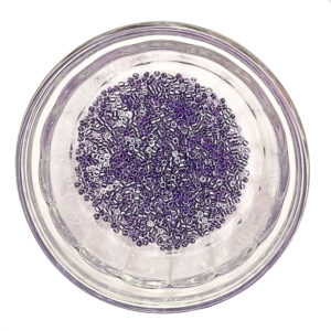Sparkling Purple Lined Crystal sz 11