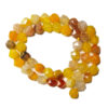 Star Cut Dyed Agate 8mm Beads