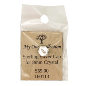 Sterling Silver Cap for 8mm Crystal