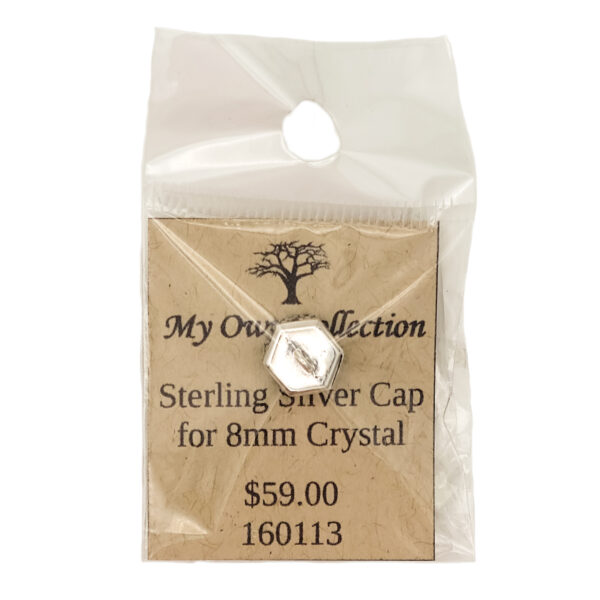 Sterling Silver Cap for 8mm Crystal 160113