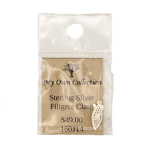 Sterling Silver Filigree Clasp 19mm