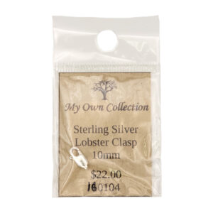 Sterling Silver Lobster Clasp 10.1 mm