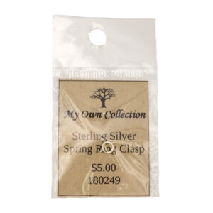 Sterling Silver Spring Ring Clasp