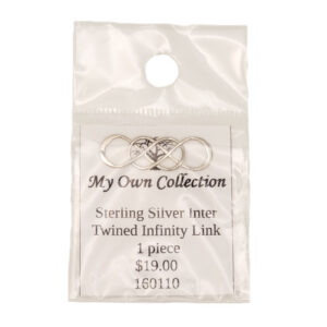 Sterling Silver Twined Infinity Link