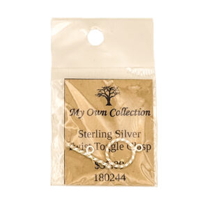 Sterling Silver Twist Toggle Clasp
