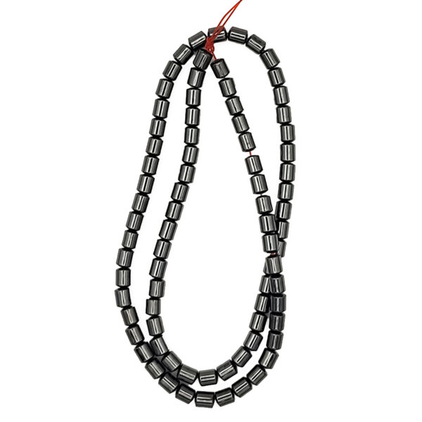 Synthetic Hematite Column 4x5mm Beads 242050