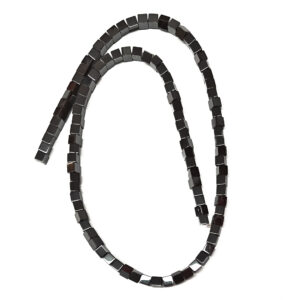 Synthetic Hematite 4mm Cube Beads