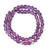 Synthetic Moonstone 6mm Frosted purple 241679