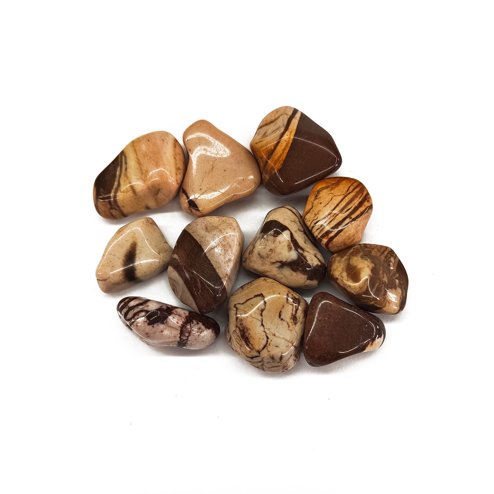 Tumbled Brown Zebra Jasper 1 Tumbled Brown Zebra Jasper 1
