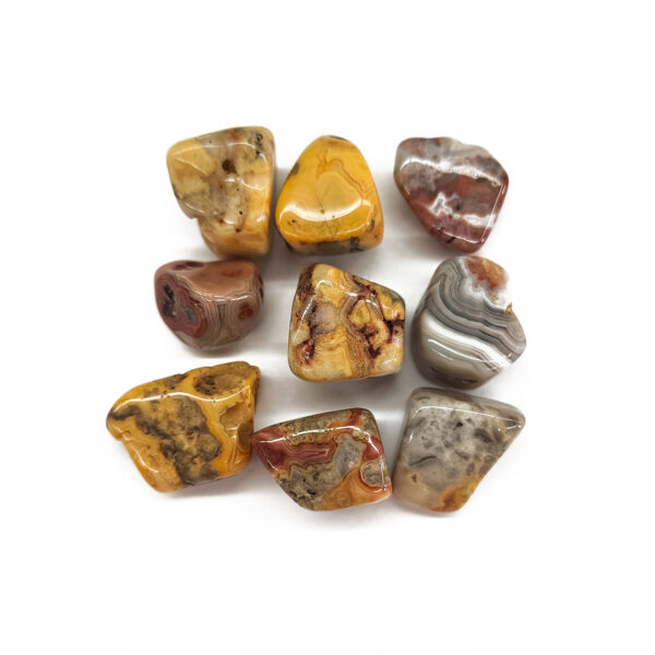 Tumbled Crazy Lace Agate 1