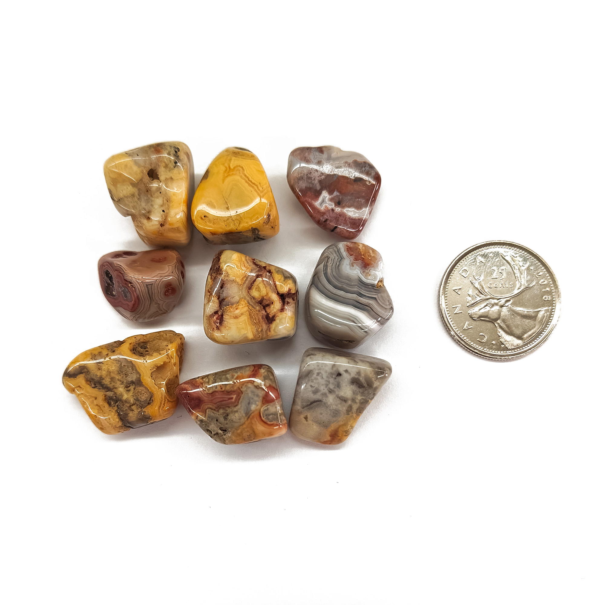 Tumbled Crazy Lace Agate 2