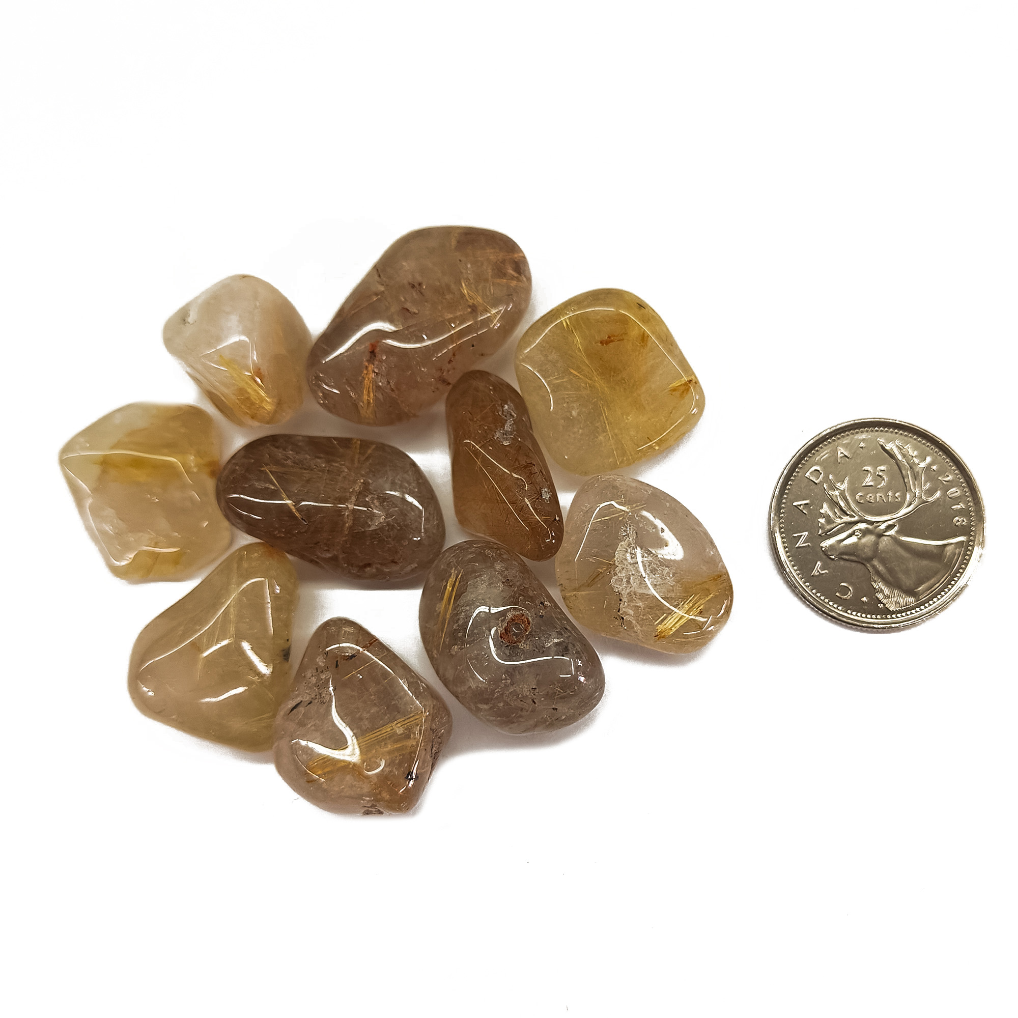 Tumbled Rutilated Quartz 2