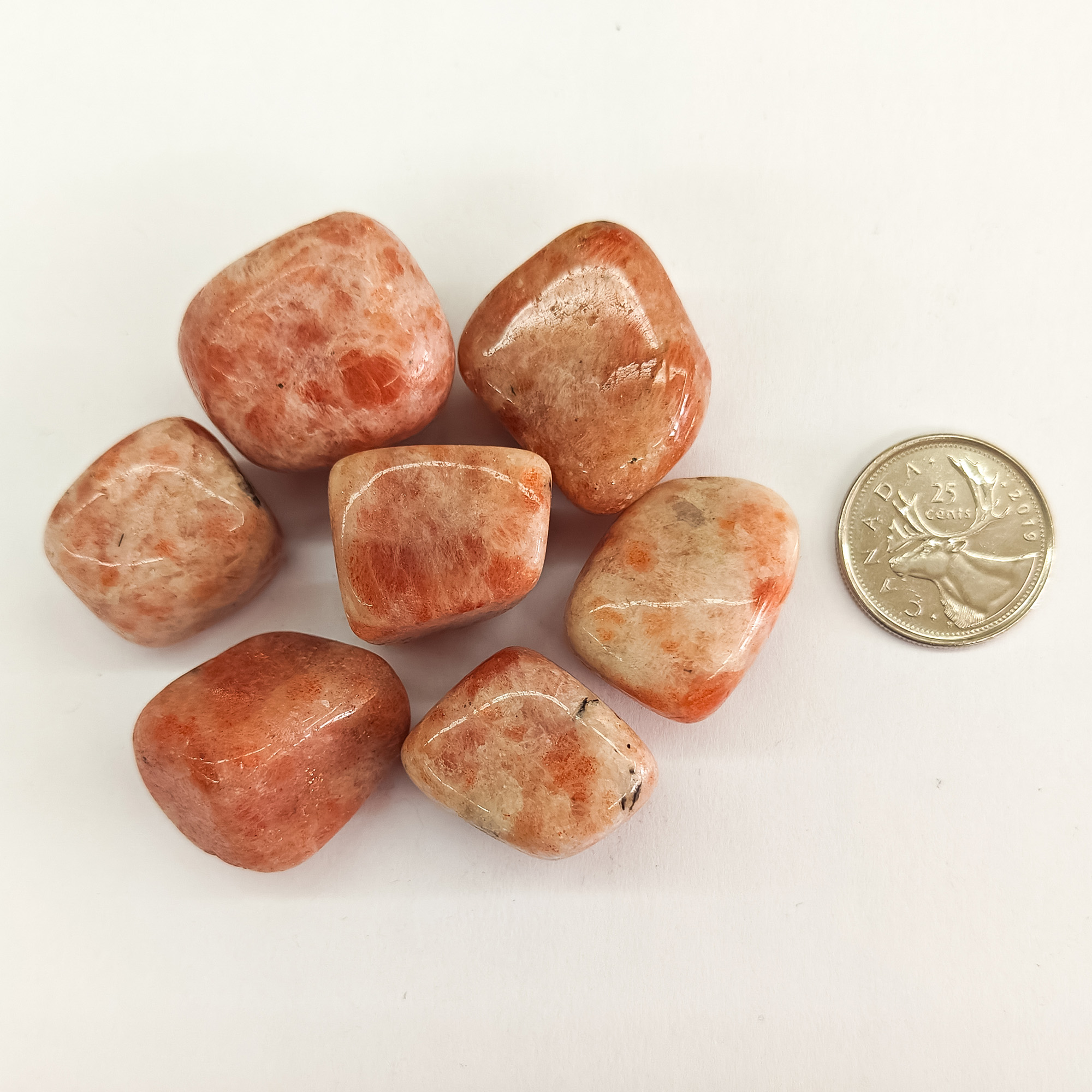 Tumbled Sunstone Large Size Photo