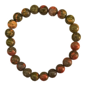 Unakite 8mm Stretch Bracelet
