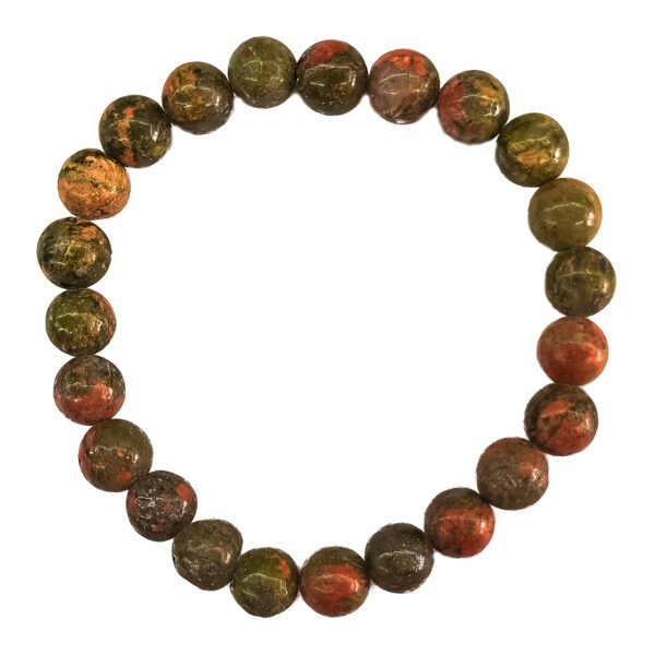 Unakite 8mm Bracelet 70741 1