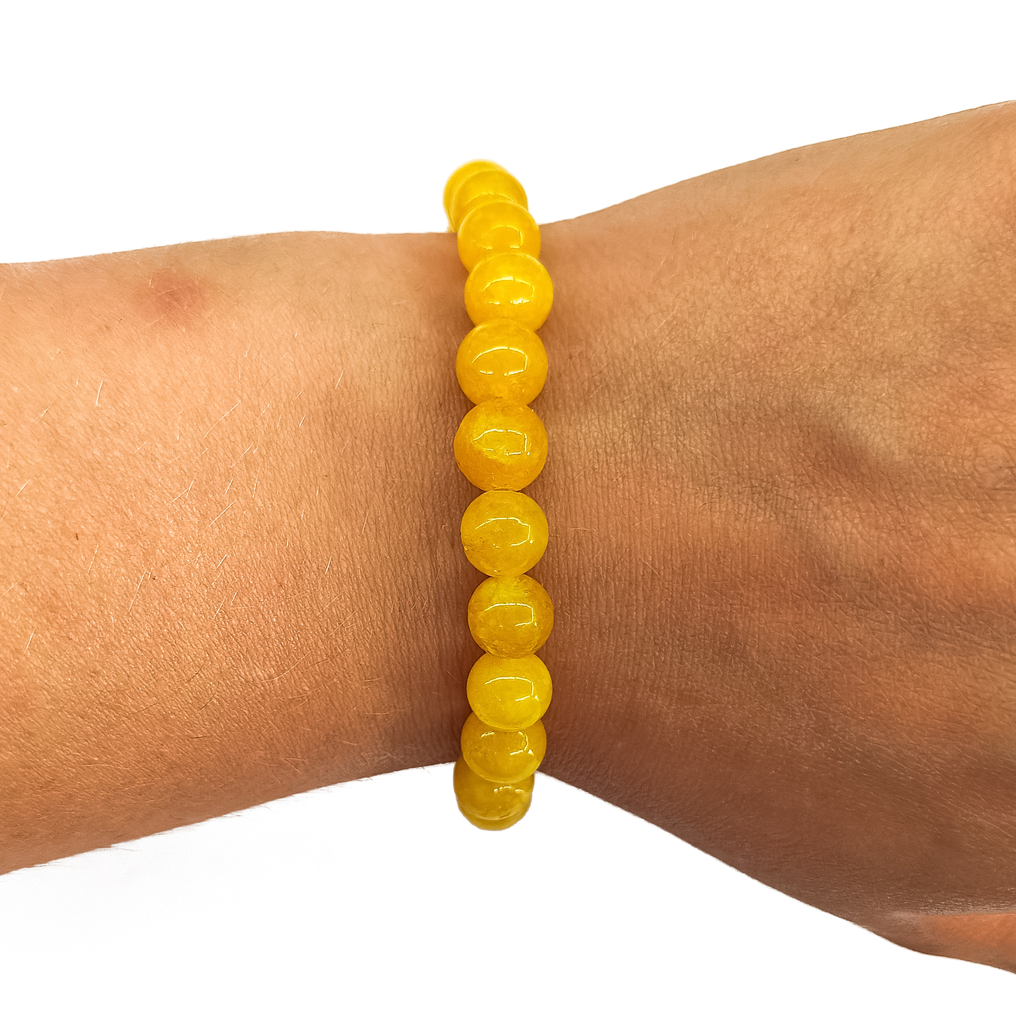 Yellow Jade 8mm Bracelet 70879 1