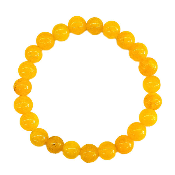 Yellow Jade 8mm Bracelet 70879 2 Yellow Jade 8mm Bracelet 70879 2