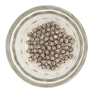 Bicone 5mm Metal Beads