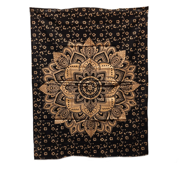 Black Gold Mandala Poster