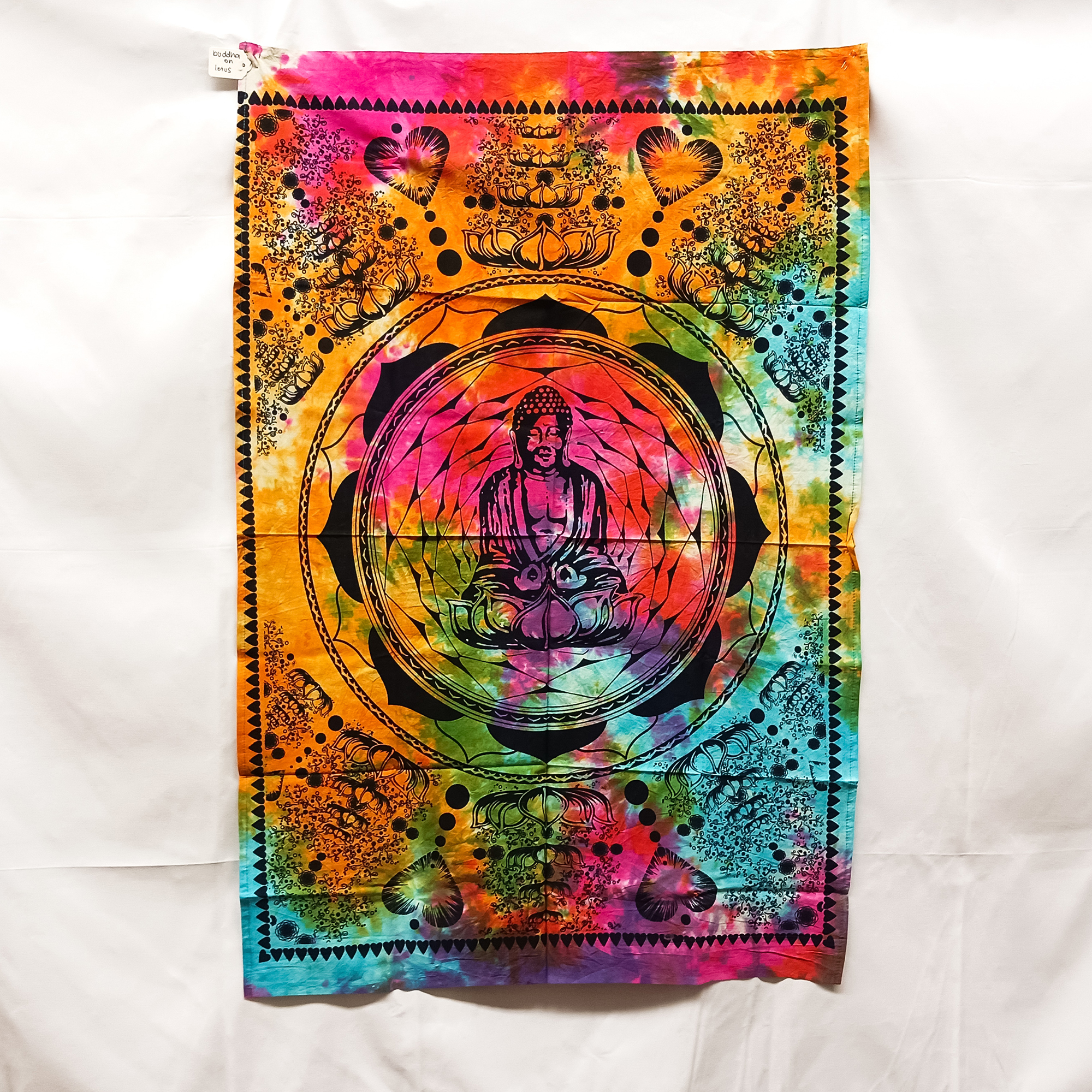 Buddha On Lotus Poster