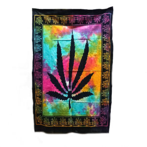 Cannabis Leaf Tapestry Poster
