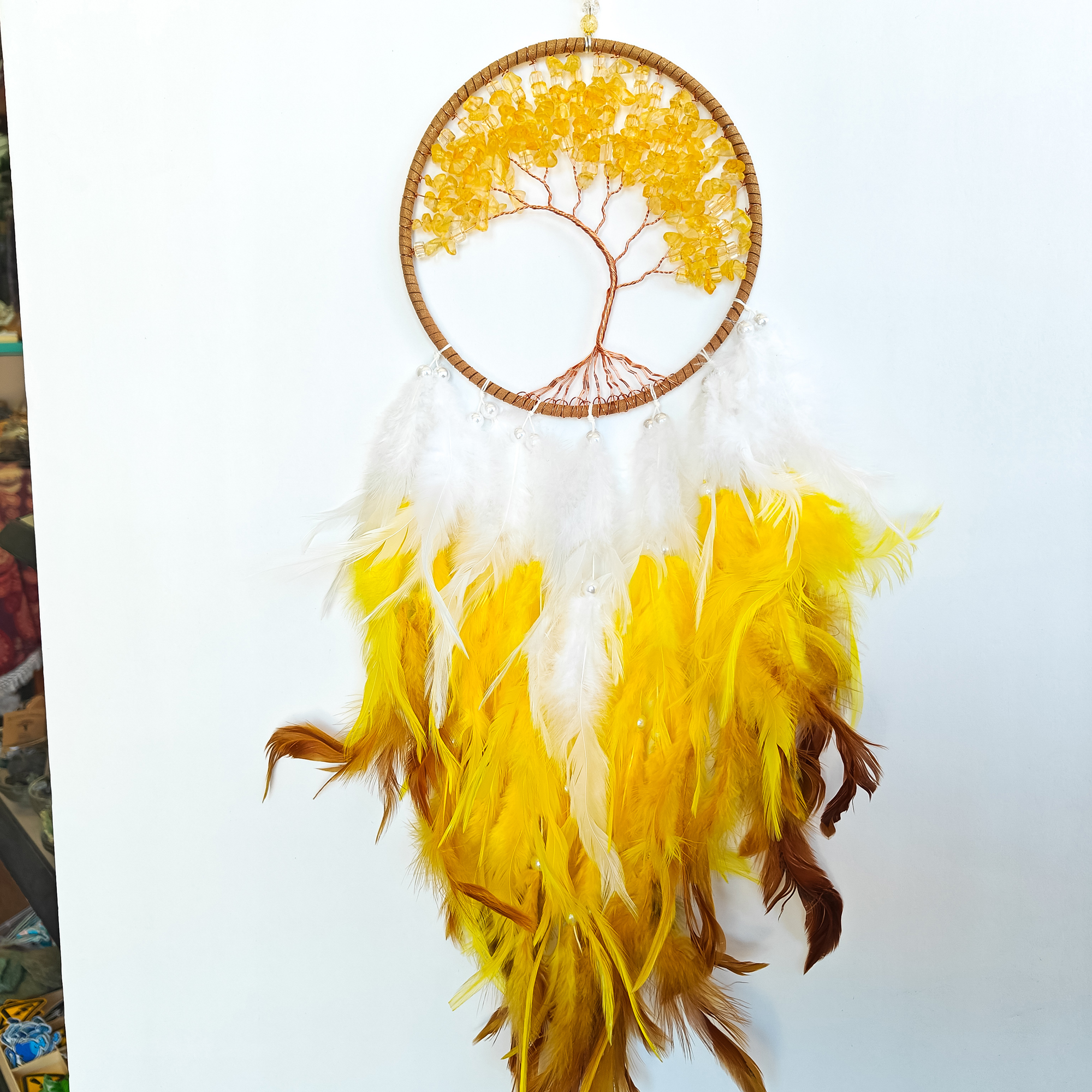 Dreamcatcher with Citrine Tree Hanging