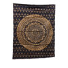 Navy Gold Mandala Poster