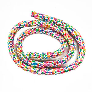 Polymer Heishi Beads 6mm Rainbow