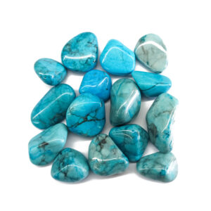 Dyed Blue Howlite Large Tumbled