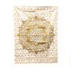 White Gold Mandala Poster