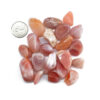 Tumbled Apricot Agate Size Compare